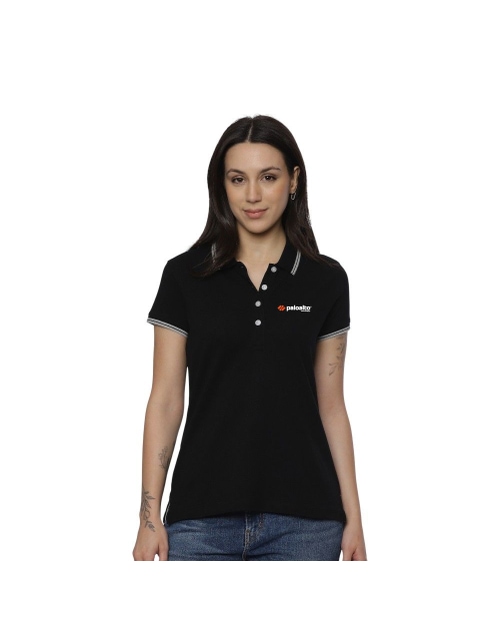 Allen Solly Polo T-shirt Women- Black
